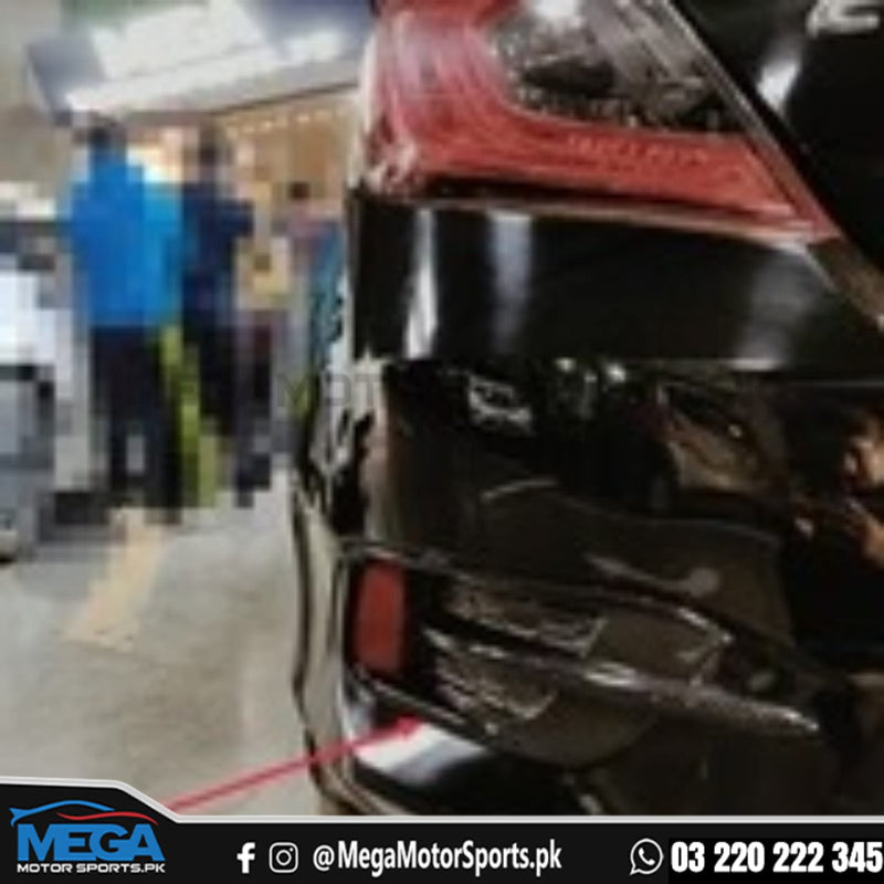 Honda Civic X Carbon Fiber Rear Bumper Reflector Trim