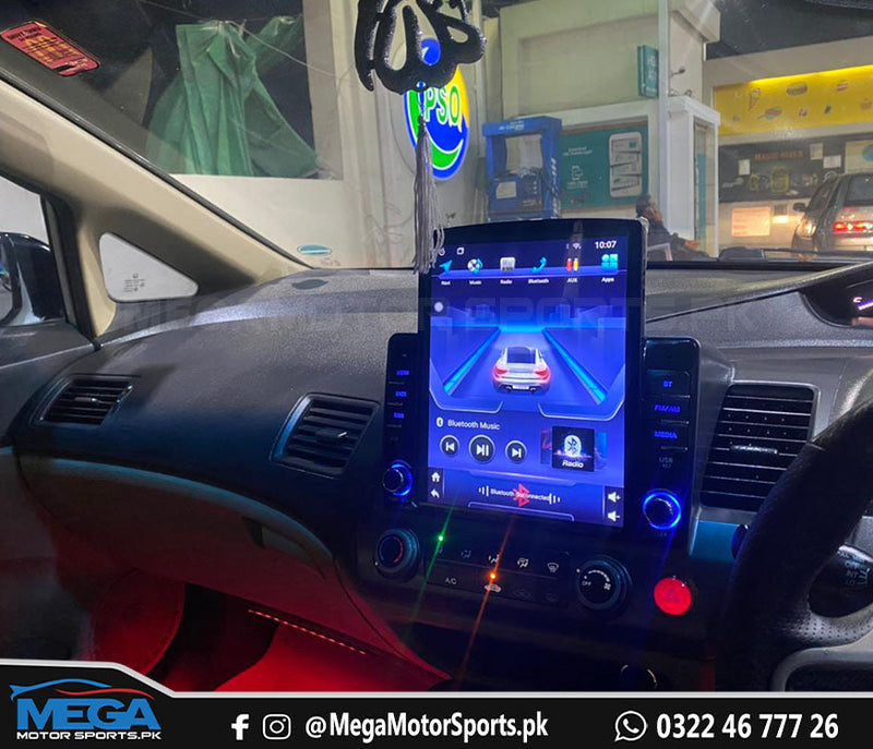 Honda Civic Reborn Tesla Style Lcd For 2006 - 2011