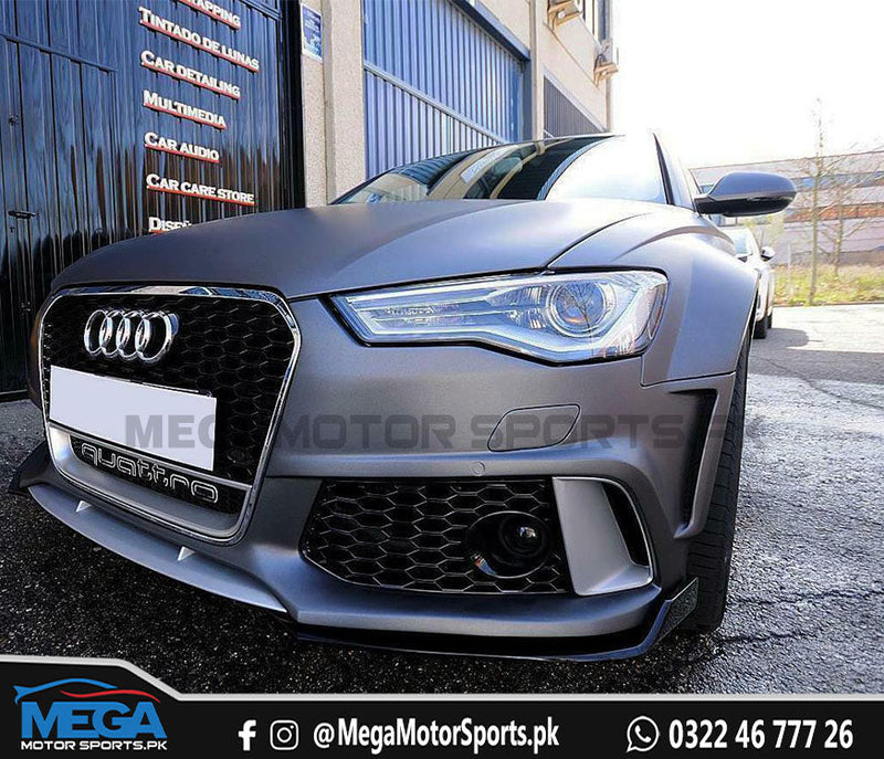 Audi A6 To RS6 Bodykit - Front and Diffuser(optional)