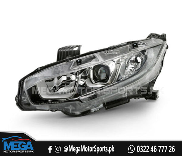 Honda Civic X  Genuine Left Headlight - Slightly Used For 2016 - 2021