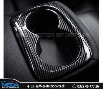 Honda Civic X Carbon Fiber Cup Holder Trim 2016+