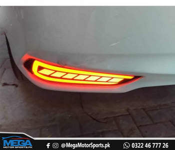 Toyota Yaris Rear Bumper LED Reflector Light - Model 2020-2021