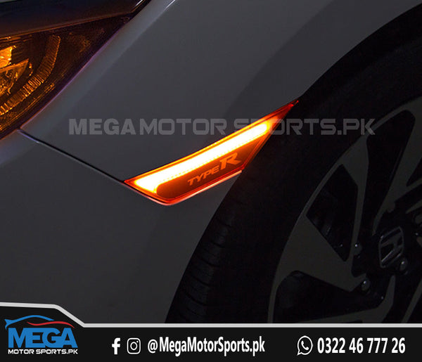 Honda Civic X Type R Style Fender Marker Indicator Light