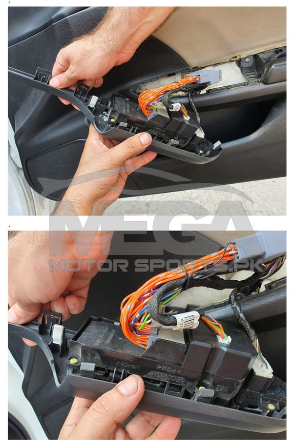 Honda Civic X Side Mirrors & Window Closer Kit For 2016 - 2021