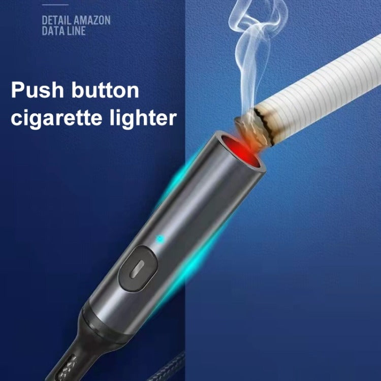 4 in 1 Car Fast Charging Data Cable Multifunctional Cigarette Lighter