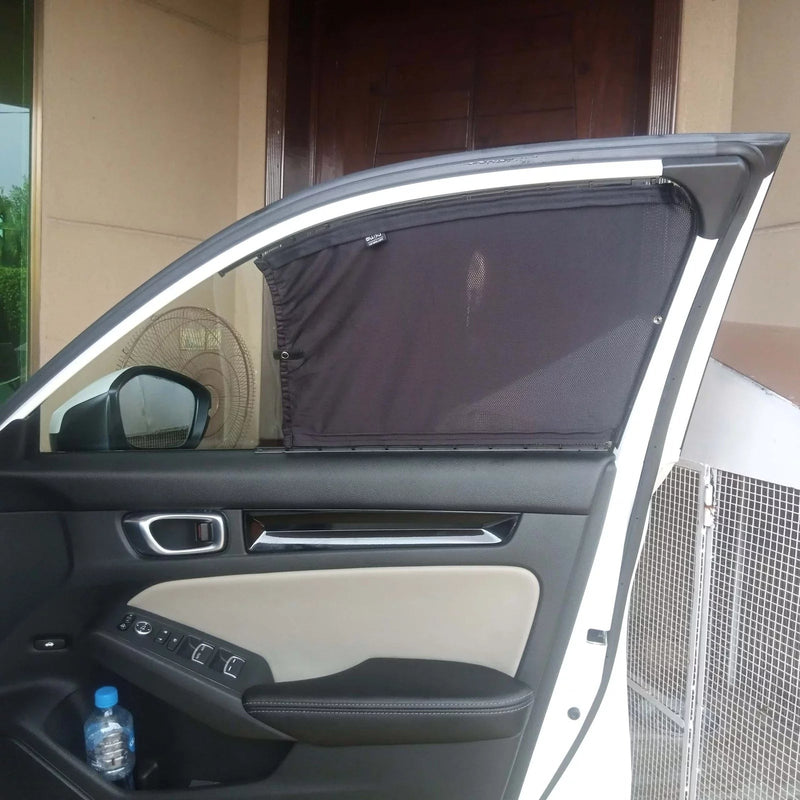 Honda Civic X Sliding Car Curtains / Sun Shades 2016-2021