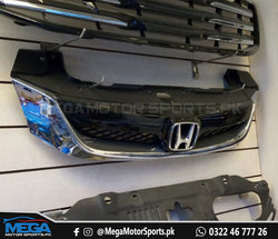 Honda Civic Rebirth Chrome Front Grill For 2012 2013 2014 2015