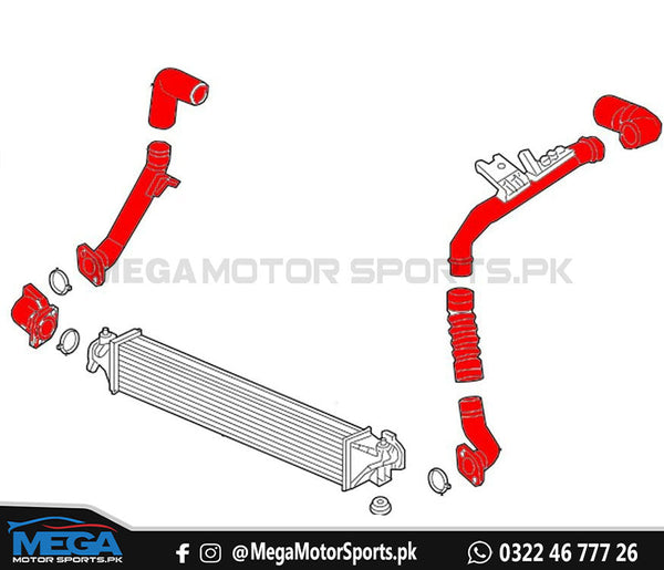 Honda Civic X  1.5 Turbo Intercooler Rev9 Charge Pipe Kit For 2016 - 2021