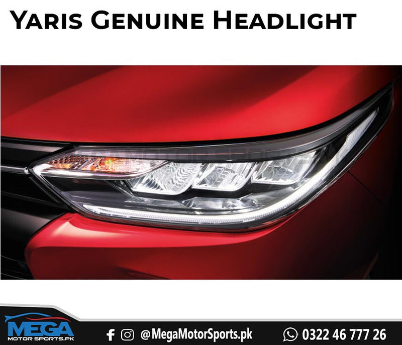 Toyota Yaris Genuine LED Headlights For 2020 2021 2022 2023