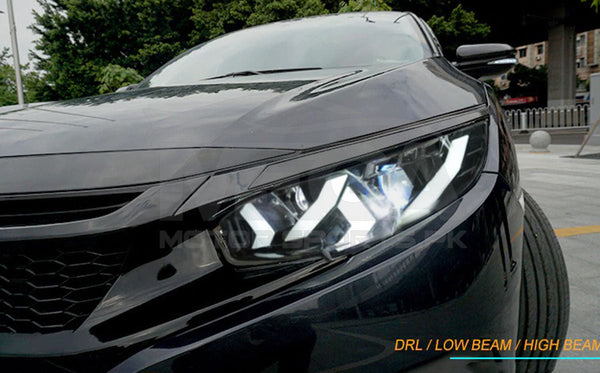 Honda Civic X  Lamborghini Style LED HeadLights Model 2016-2020