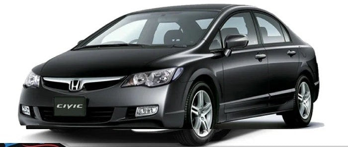 Honda Civic Reborn OEM 50% Tinted Window Glass