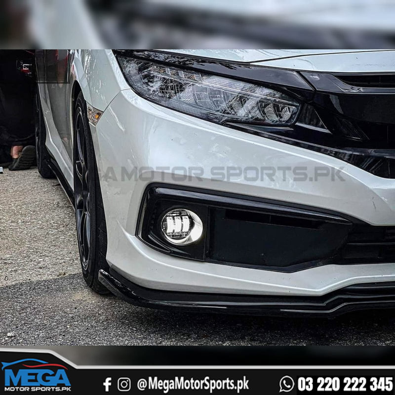Honda Civic X 3 Lens 2 Color LED Fog Lamps 2016+