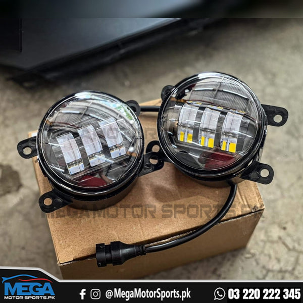 Honda Civic X 3 Lens 2 Color LED Fog Lamps 2016+