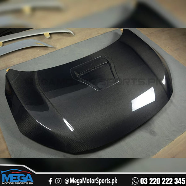 Honda Civic X Original Carbon Fiber Hood (Bonnet) Type R Style - 2016+