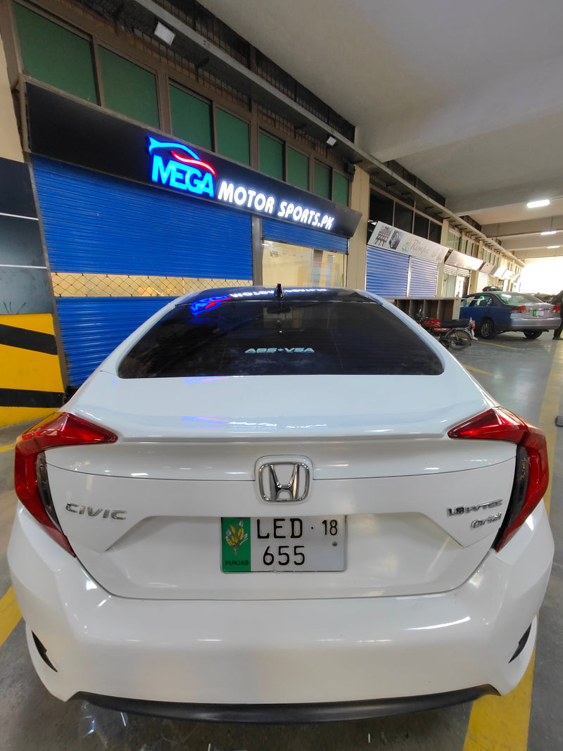 Honda Civic X Trunk Lip Spoiler ABS Plastic 2016 - 2021