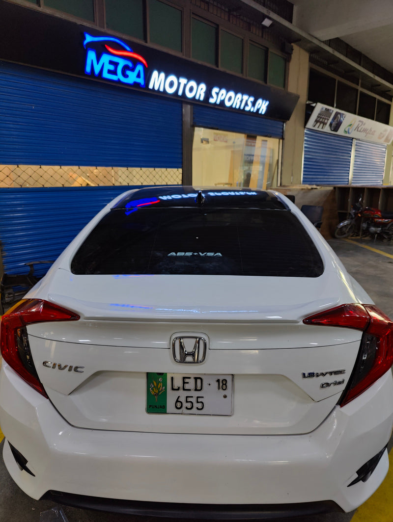 Honda Civic X Trunk Lip Spoiler ABS Plastic 2016 - 2021