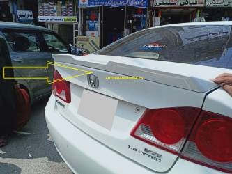 Honda Civic Rebirth V2 Trunk Lip Spoiler 2012-2016