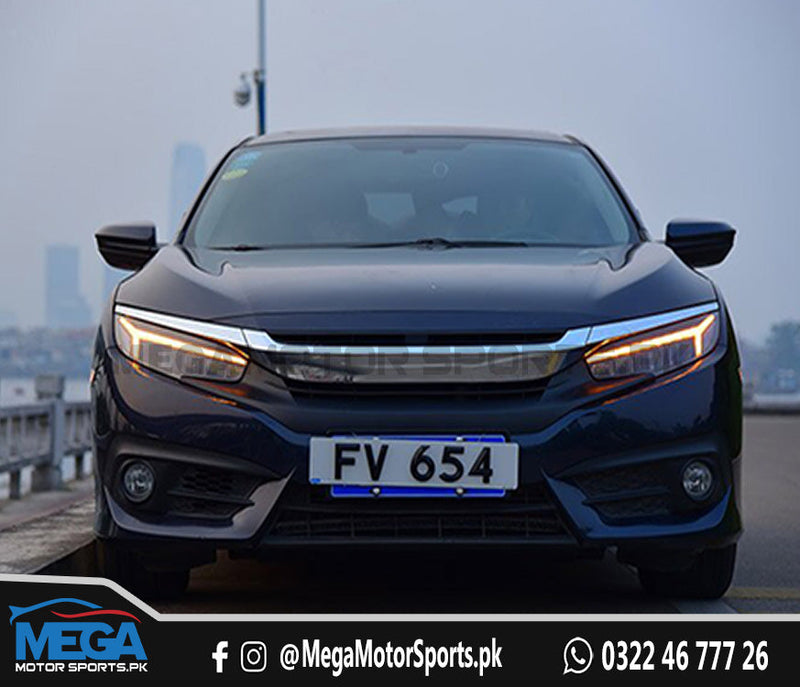 Honda Civic X Audi Style Headlight 2016 - 2021
