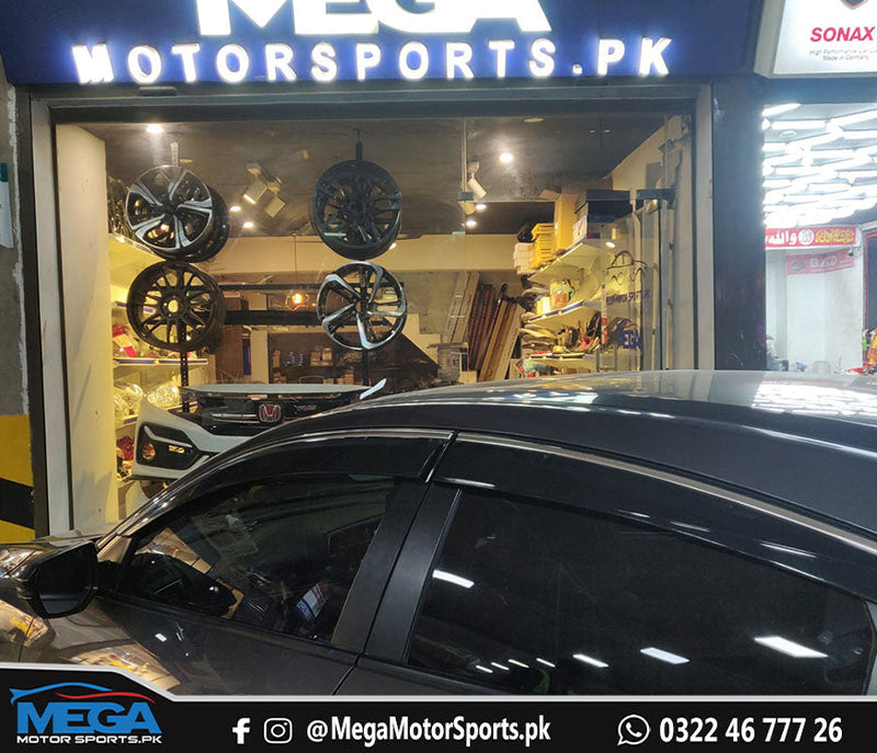 Honda Civic X OEM 50% Tinted Window Glass - Originally Black Glass