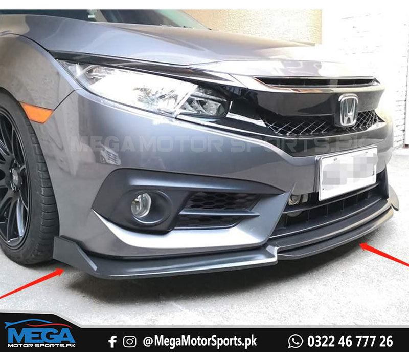 Honda Civic X Type R Grill - Piano Black