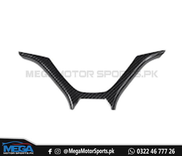 Honda Civic Rebirth Carbon Fiber Steering Trim For 2012 - 2015