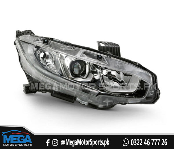 Honda Civic X Genuine Right Headlight - Slightly Used For 2016 - 2021
