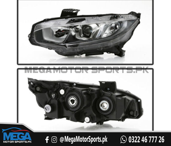 Honda Civic X  Genuine Left Headlight - Slightly Used For 2016 - 2021