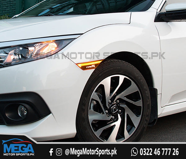 Honda Civic X Type R Style Fender Marker Indicator Light