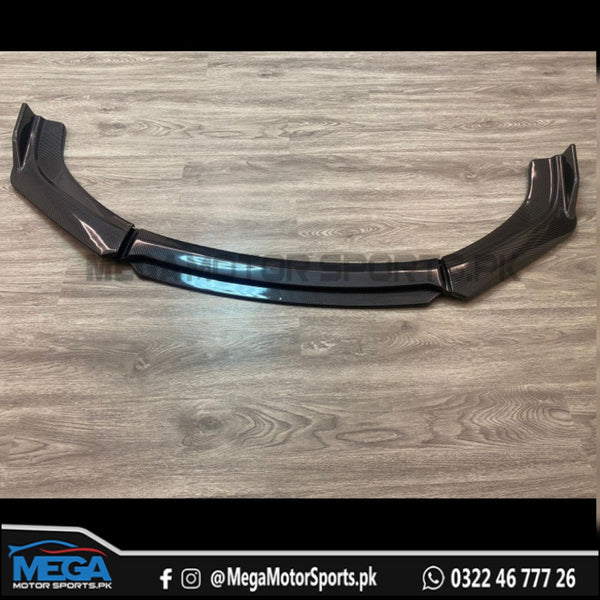 Honda Civic X Carbon Fiber Front Bumper Lip V5 - 2016+