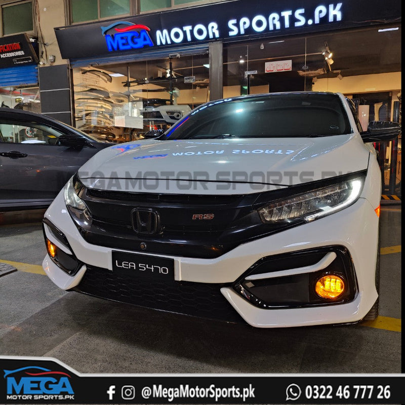 Honda Civic X 3 Lens 2 Color LED Fog Lamps 2016+