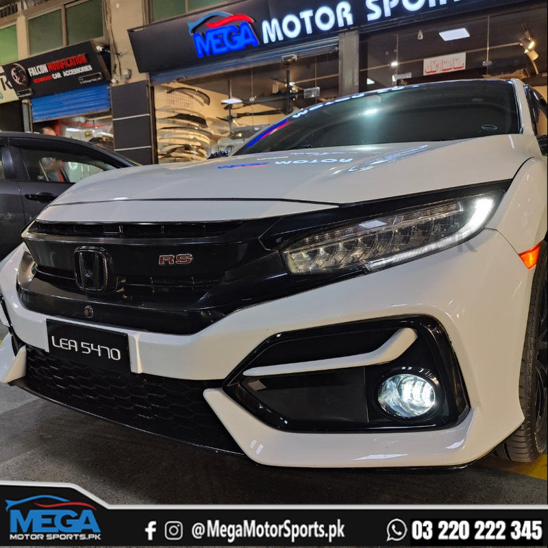Honda Civic X 3 Lens 2 Color LED Fog Lamps 2016+