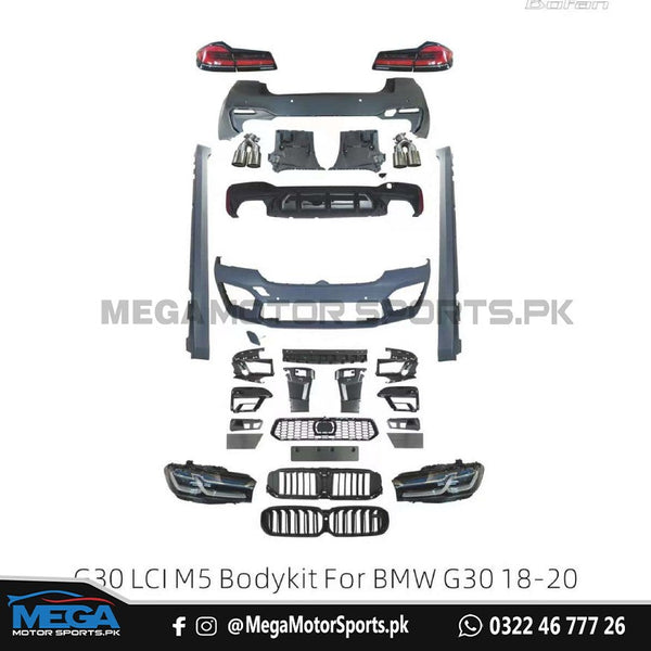 BMW 5 Series G30 LCI M5 Body Kit For 2018 2019 2020