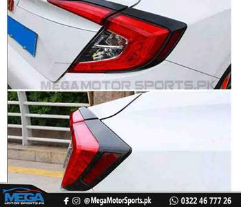 Honda Civic X Carbon Fiber Tail Lights Trim