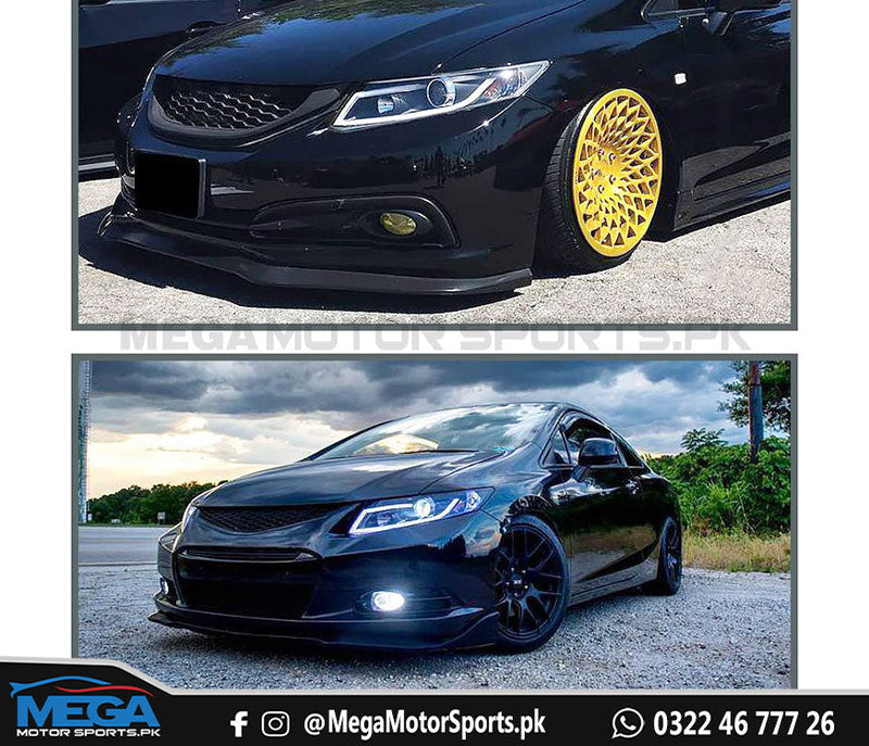 Honda Civic Rebirth D Shape LED Projector Headlights Taiwan For 2012 2013 2014 2015