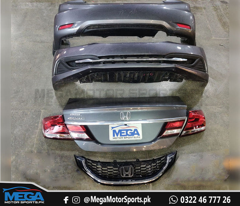 Honda Civic Rebirth US Style Si Conversion FB2 To FB6 For 2012 - 2015