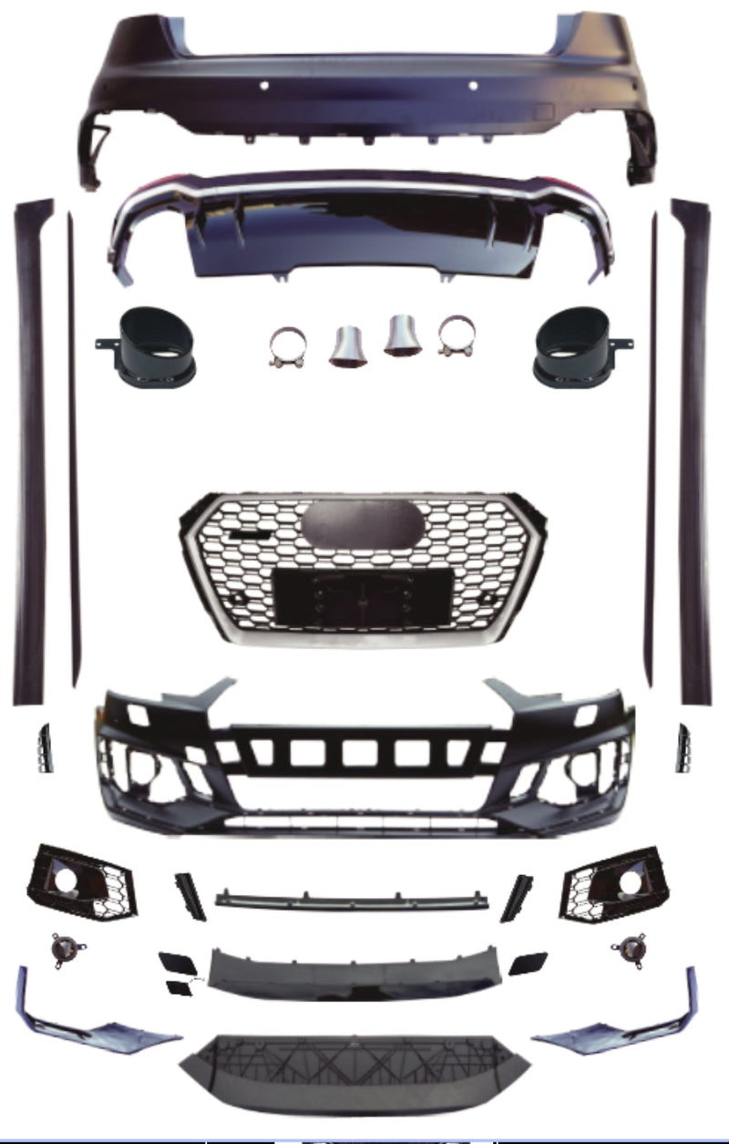 Audi A4 To RS4 Style Complete Bodykit Conversion