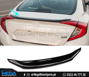 Honda Civic X Trunk Lip Spoiler ABS Plastic 2016 - 2021