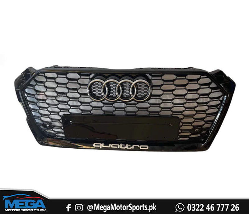 Audi A5 to RS5 Style Front Grill / Honey Comb Style Grill For 2017 - 2021
