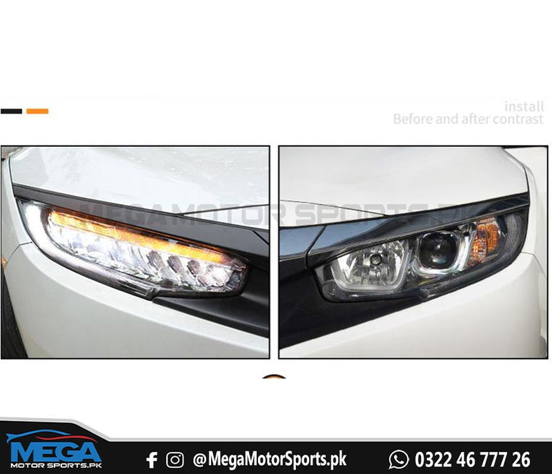 Honda Civic X  LED Headlights Sequential Indicator - Facelift 2016 - 2021