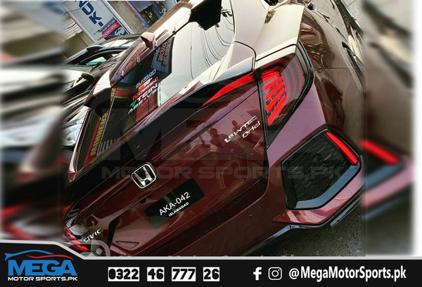 Honda Civic X Carbon Fiber DuckTail Spoiler V2 2016 - 2021