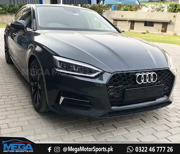 Audi A5 to RS5 Style Front Grill / Honey Comb Style Grill For 2017 - 2021