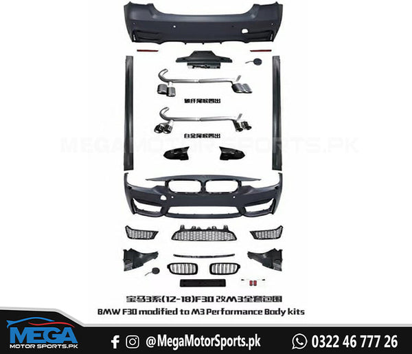 BMW 3 Series F30 M3 Body Kit / Bodykit