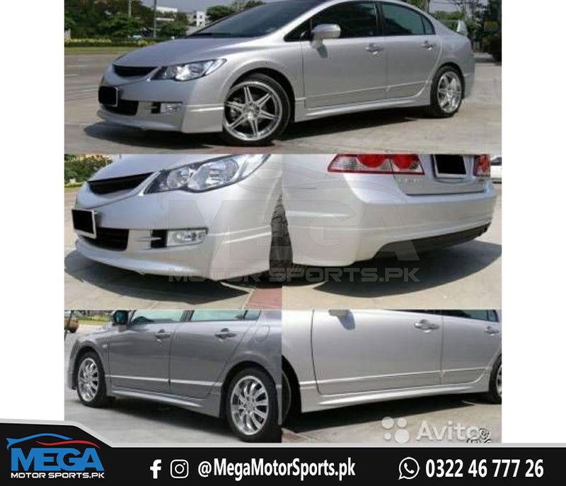 Honda Civic Reborn Modulo Body Kit 4 Pieces - Taiwan