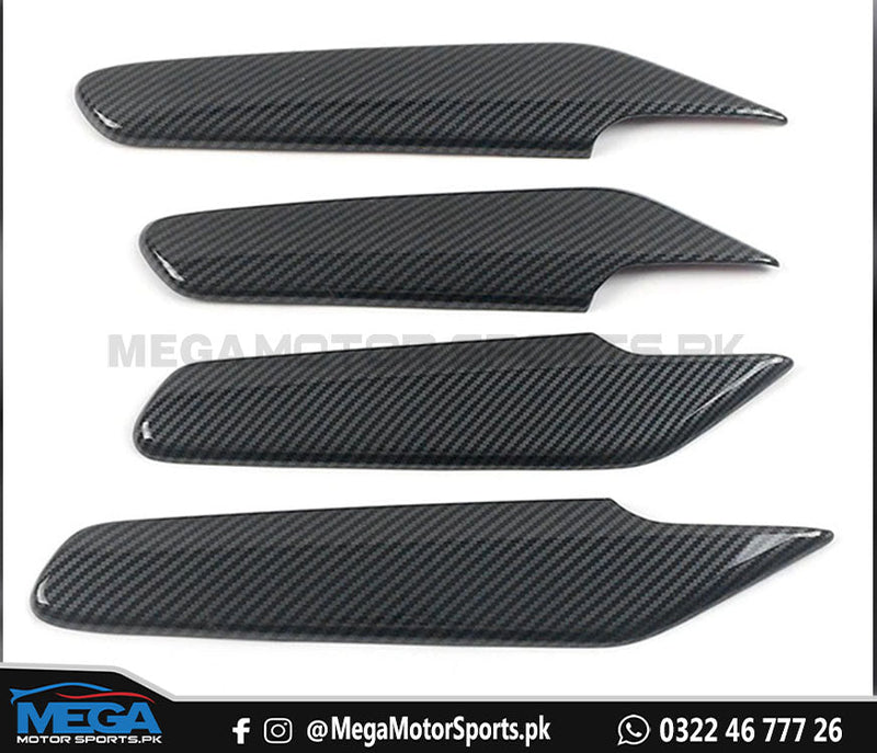 Honda Civic 11th Generation Carbon Fiber Door Side Panel Covers For 2022 2023