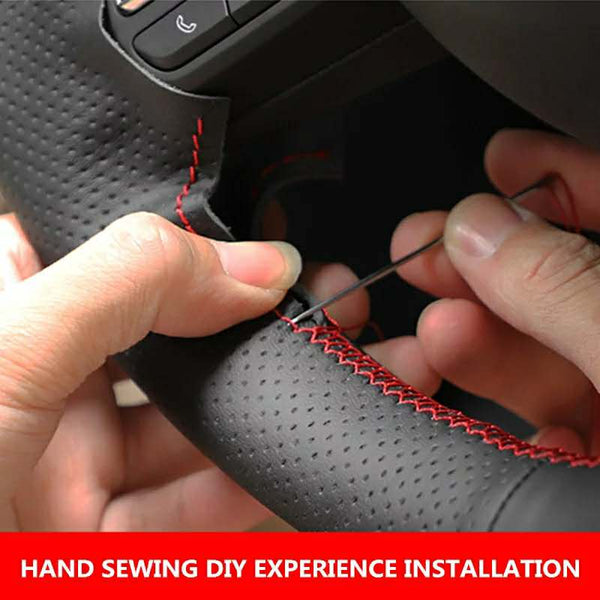 Honda Civic X Carbon Fiber Leather Steering Cover Model 2016-2020