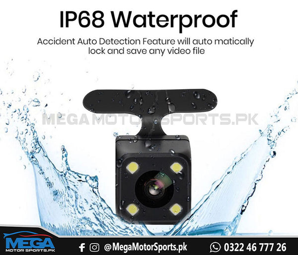 Universal Car Rear View Camera HD Night Vision Camera 4 LED 170° Wide Angle