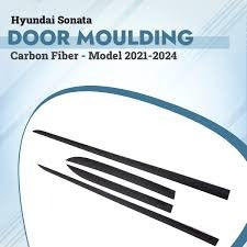 Hyundai Sonata Door Moulding Carbon Fiber 2021-2023