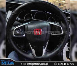 Honda Civic X Carbon Fiber Leather Steering Cover Model 2016-2020