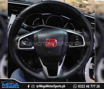 Honda Civic X Carbon Fiber Leather Steering Cover Model 2016-2020