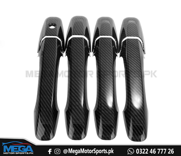 Honda Civic Reborn Carbon Fiber Door Handle Covers For 8th Gen Civic